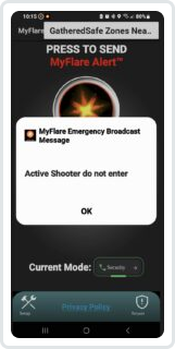 MyFlare Alert™ not only shaves crucial minutes off response times