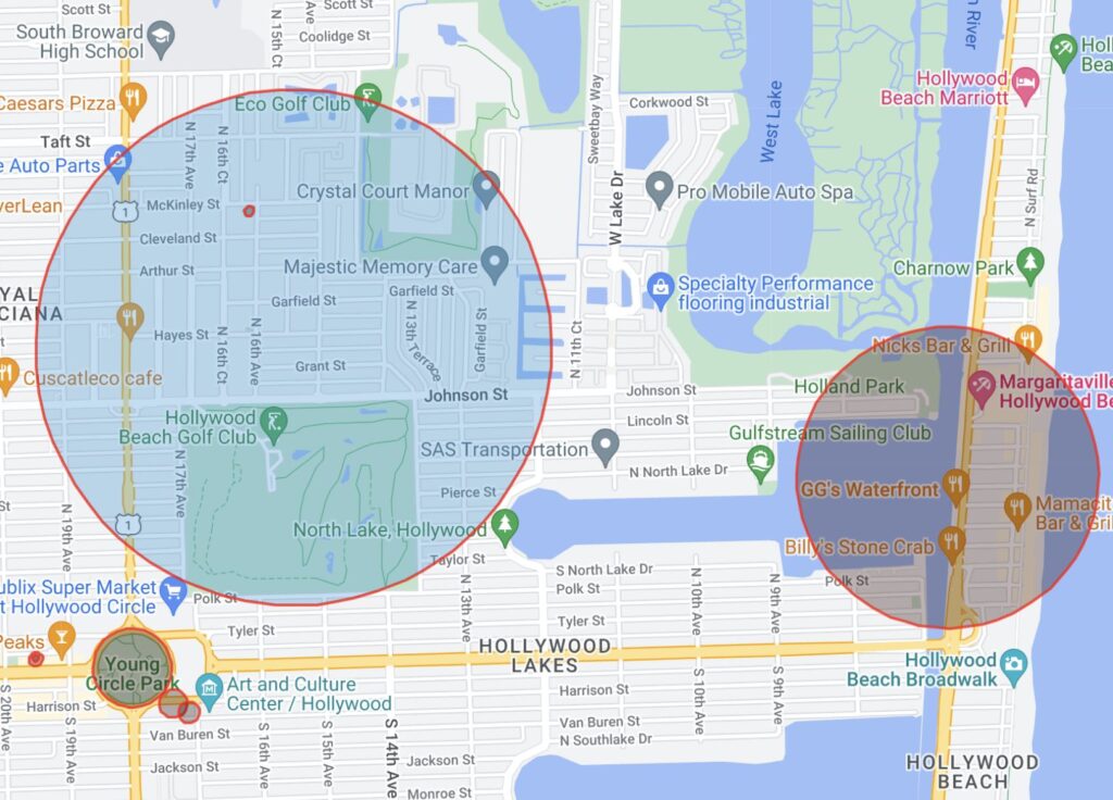 Example of a GatheredSafe Zone